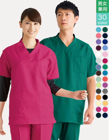 Whiselスクラブ白衣(01-wh11485)