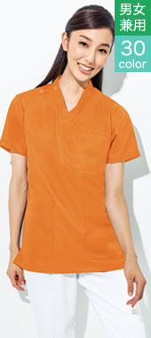 ホワイセル お手頃スクラブ白衣(01-wh11485)