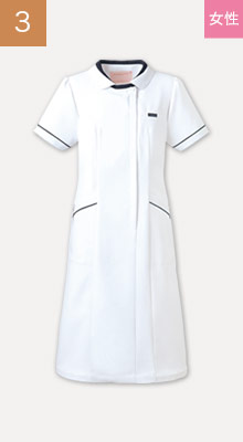 76-3015EW フォークのナースワンピース