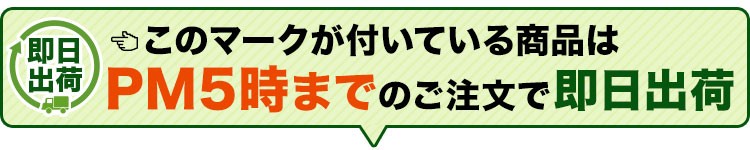 PM5時までのご注文で即日出荷