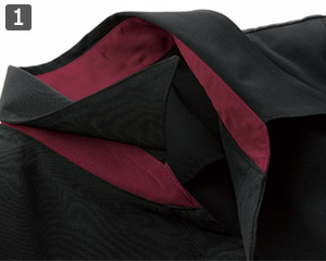ショップコート(33-jt6804)の商品詳細「台衿裏の配色」