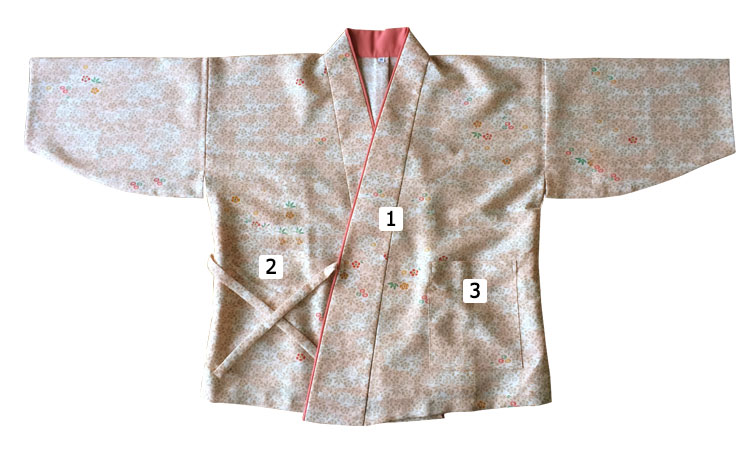 簡単に和の装いができる!二部式きもの(上衣)