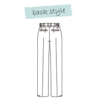 31-AS7109脇ゴムパンツのバックスタイル