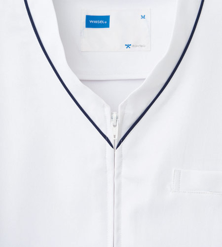 センターファスナー開のイメージ図