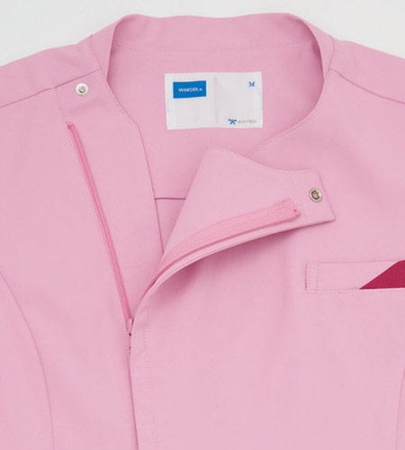 サイドファスナー開きのイメージ図