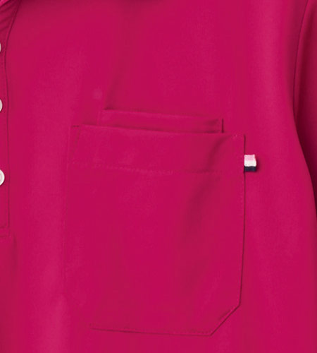 胸二重ポケットの画像