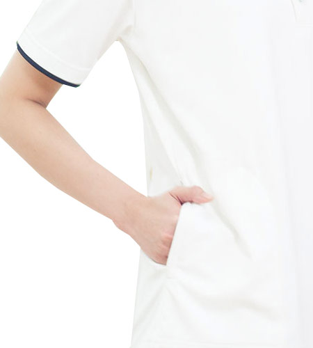 右脇ファスナー付ポケットのイメージ図