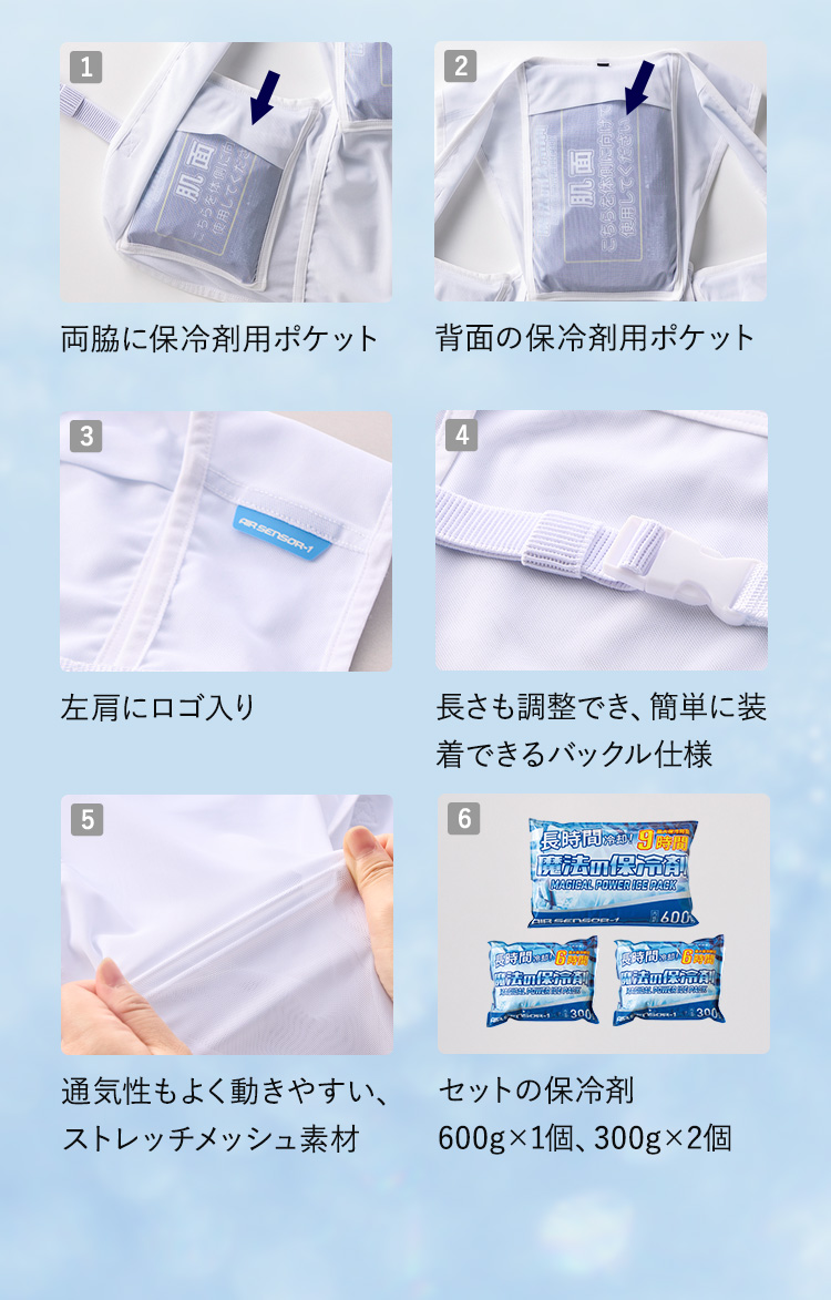 保冷剤ベスト商品詳細2
