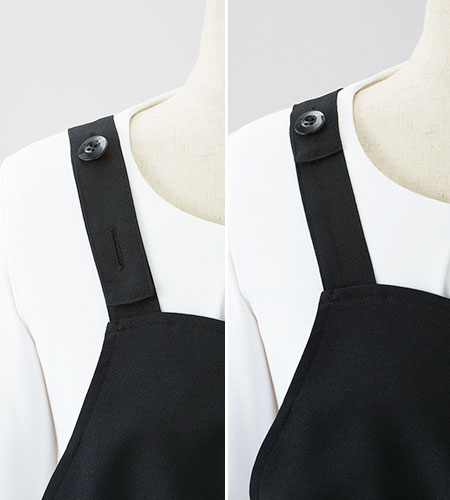 肩紐の長さ調節可能