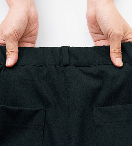 ウエスト総ゴム