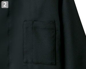 五分袖コックシャツ(31-7749)の商品詳細「左胸ポケット(ペン差し付き)」