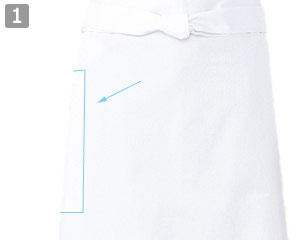 ソムリエエプロンのポイント①右ポケット