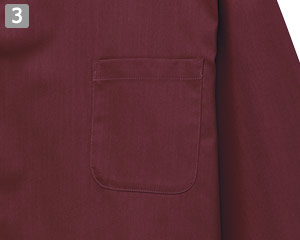 和風シャツのポイント③左胸ポケット