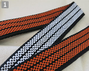 帆前掛けミドルタイプのポイント①リバーシブルタイプの腰紐