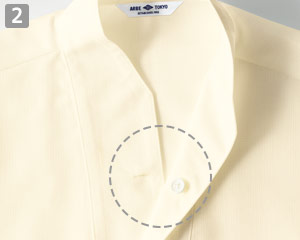 和風シャツ/合わせ襟風(31-AS8511)の商品詳細「襟裏ボタン付き」