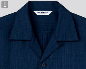 和風シャツ/オープンカラー(31-AS8512)の商品詳細「オープンカラー」