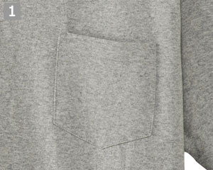 Tシャツ(31-AS8545)の商品詳細「左胸ポケット」