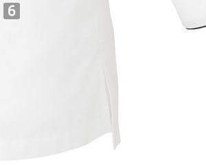 コックシャツ(31-as8702)の商品詳細「両脇スリット」
