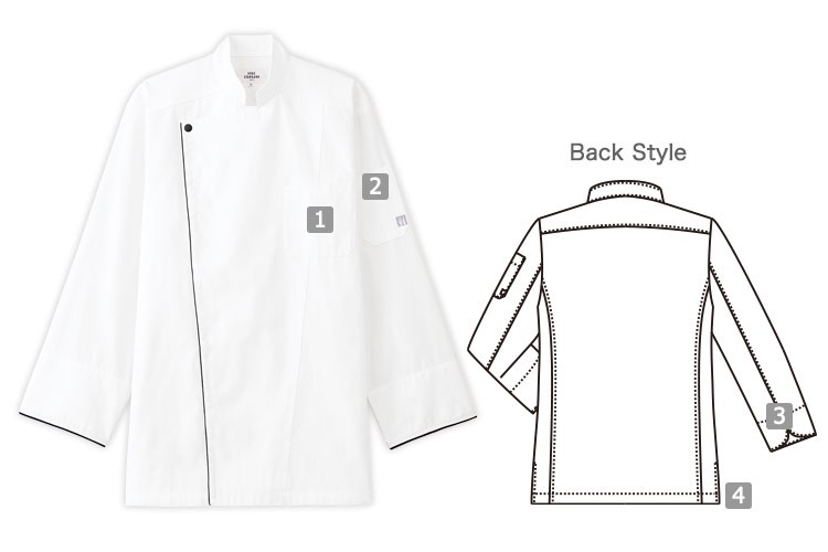 軽量コックコート(31-AS8709)の商品詳細