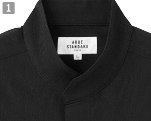 長袖コックシャツ(31-AS9202)の商品詳細「スタンドカラー」