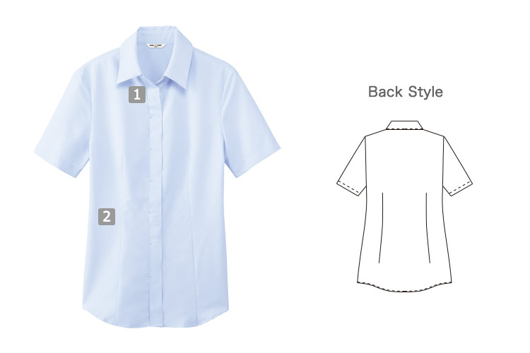 半袖ブラウス(31-BL8528)の商品詳細