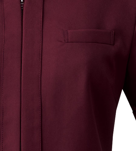 左胸ポケットのイメージ図