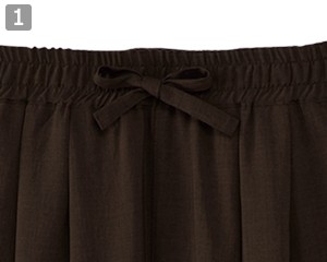 dradnatsの和風パンツ(31-dn8503)の商品詳細「ウエストギャザー」