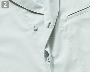 七分袖和風シャツ(31-DN8909)の商品詳細「比翼仕立て」
