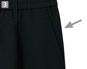 イージーパンツ(31-DN8912)の商品詳細「両脇ポケット」