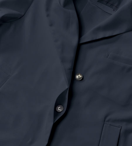 比翼仕立てのフロント