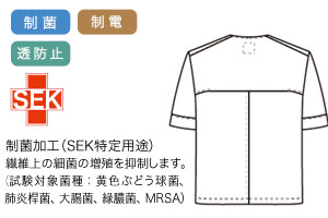 サラッと軽い着心地