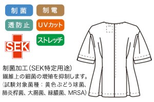 サラッと軽い着心地