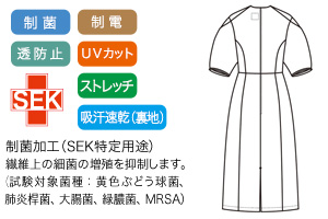 サラッと軽い着心地
