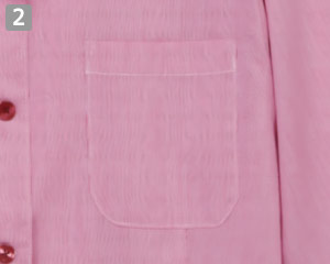 ブラウス/七分袖(31-EP7914)の商品詳細「左胸ポケット」
