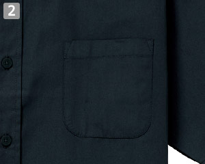 半袖ボタンダウンシャツのポイント②左胸ポケット