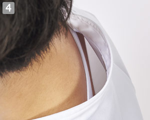 空調服長袖コックコート(31-KC8716)の商品詳細「調整紐」