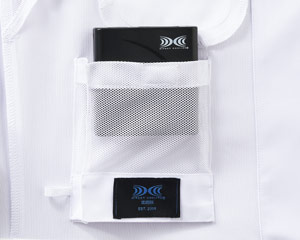 空調服長袖コックコート(31-KC8716)の商品詳細「バッテリー内ポケット」