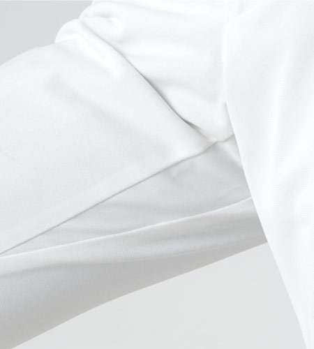 股下マチで動きやすさアップ。の画像