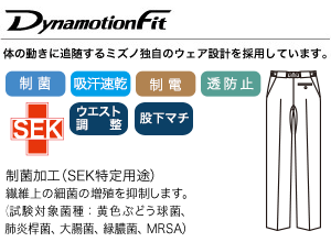 なめらかな着心地素材の画像