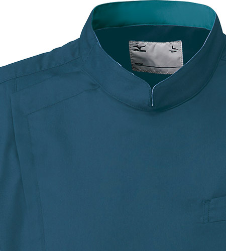 襟付き&フロントジップ仕様のイメージ図