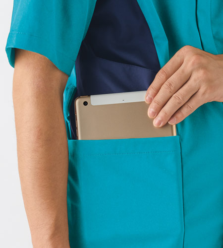 両脇ポケットのイメージ図