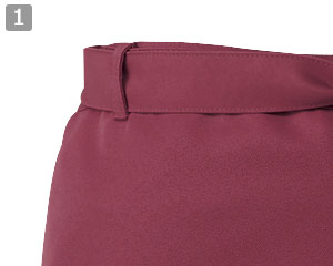 ショートエプロン(31-T8535)の商品詳細「ベルトループ付き」