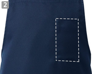 胸当てエプロン(31-T8544)の商品詳細「ペン差しポケット」