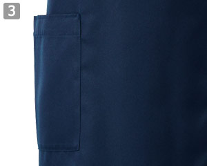 胸当てエプロン(31-T8544)の商品詳細「両脇ポケット」