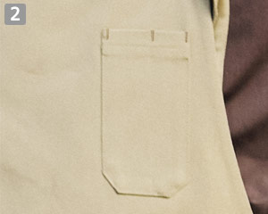胸当てエプロン(31-T8614)の商品詳細「ペン差しポケット」