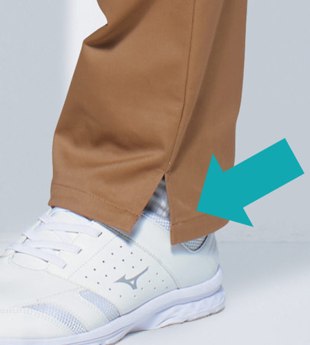 両裾スリット入り