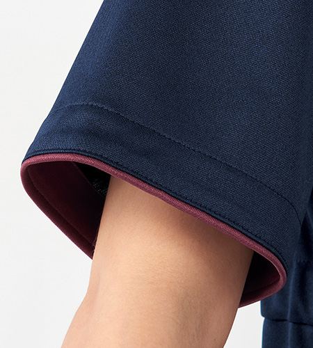 袖口配色デザイン