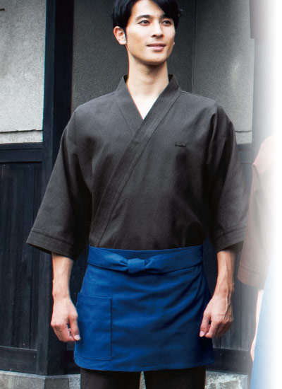 ショート和風前掛け/三者混(32-09155)のおすすめポイント