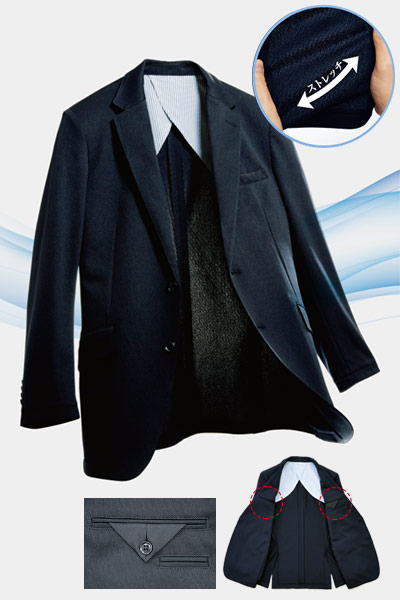 洗っても型崩れしないウォッシャブルニットジャケット(32-11222)のここがすごい!