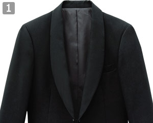 イートンコート(32-11135)の商品詳細「ショールカラー」